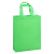 蓓尔蓝 SW-209 无纺布袋子 手提袋购物袋礼品袋广告袋 竖款果绿色41*35*12cm50个