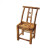 以雅以南 碳化松木椅子老式家用实木靠背椅农家乐茶餐椅休闲木质 坐高37cm松木清漆