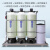 工业软水机地下井水过滤净水器商用锅炉硬水质软化水处理设备大型 2T软化+过滤(三罐含滤料)