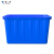 添亦 塑料储水箱大容量收纳蓄水箱 蓝色120款上口外径705*490*390mm