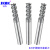 SKAK钨钢铣刀 HRC60度标准长或柄加长不锈钢专用平底铣刀 CNC数控锣刀 3.0*4D*75L