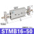 气动STMB10/16-25-50-75-100-125-150-200-175-S双杆滑台气缸 S STMB16-50 双杆 带磁