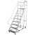 定制适用登高车超市仓库作业理取上货梯理货登高梯移动梯子平台货架梯带轮 1.2米