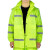 者也（ZYE）交通执勤骑行全身雨衣双杠反光荧光绿雨衣可定制LOGO XL码