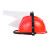 上柯 B2008 防飞溅面屏套装 耐高温含安全帽 PC面屏二合一 红色