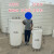 德银 加厚全新牛筋塑料圆桶大储水桶腌菜发酵桶配备桶盖带盖大容量水桶 M50L