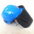 面罩保护PVC镜片防护屏耐酸碱耐高温面部支架面罩铝安全帽保护约 蓝色安全帽+黑支架+黑色PVC