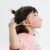儿童防晒面罩全脸遮紫外线冰丝男女2024新款护眼角小孩儿童防紫外线口罩 粉色均码