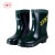 双安 35KV绝缘靴 中筒电工防护雨靴 雨鞋耐磨防滑劳保橡胶鞋 BX351 45码