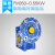 定制NMRV蜗轮蜗杆减速机减速器RV30-150铝壳变速箱小型铝合金波箱齿轮 NMRV63，输出轴孔125，键宽8
