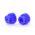 蓝色尼龙正齿轮1.5模15齿30齿电机凸台塑料直齿轮孔681012 尼龙凸台 1.5模20齿 孔12