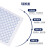 定量PCR封板膜96孔板透明elisa深孔板酶标板塑料硅胶盖压敏膜 (白色胶粘)封板膜带编码 100片/包
