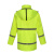 飞尔（FLYER）分体式反光雨衣 三层复合布雨衣套装【荧光黄绿色 XL码】