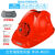 京京 定制适用插卡款双风扇蓝牙安全帽太阳能风扇帽子 红色普通版R8200毫安