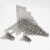 多朗普 加厚不锈钢角码90度直角固定器型支架万能三角铁片桌椅加固连接配件家具固定连接紧固件配螺丝 80x80x3mm(10只装）