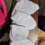 白色杂色 擦机布碎:含棉吸水不易掉毛M款载床角白 50斤白布角（广东包邮 省0