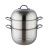 菲典森304不锈钢家用蒸锅加厚蒸包子复底汤锅 直径28CM四层蒸锅