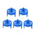 希万辉 实验室水浴锅泡沫塑料浮漂板圆形方形离心管架  5个装塑料8孔