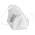 中体倍力 X3-10 防尘透气防粉尘耳戴式防护口罩 灰色白色可选发货备注颜色 1包（10只）商用