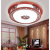 中式吸顶灯客厅圆形实木书房间餐厅LED卧室灯仿古中国风灯具 52cm1016款三色