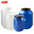 冰禹 BY-2026 圆形专用桶 加厚白色手提桶 圆形塑料水桶 塑料桶带盖  白色25L