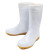 者也 32CM加绒白色雨鞋41码 防滑耐油食品厂厨师卫生食品棉靴