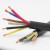 三相电线YZW耐油橡胶软电缆线234芯11.52.546平方户外铜电线三相四线 3芯1.5平方