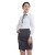 中神盾 V-106  女式衬衫修身韩版职业商务免烫衬衣 白色斜纹 170-175/5XL (100-499件价格)