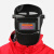 定制适用自动变光电焊面罩头戴式氩弧焊帽玻璃镜片防护面具防烤脸护具 面罩+送手套