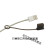 定制USB公头盖子type-c数据线胶塞microUSB防尘帽安卓充电套U盘保护盖定做 type-c套子5个黑色