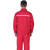 先锋连 劳保工作服加厚耐磨耐脏 电力维修服长袖工装服 红色反光条套装 190