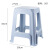 时通车间工业塑料凳子加厚北欧高凳成人小方凳大排档塑胶椅子防滑凳子501北欧蓝