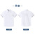 SNHN儿童白色棉质短袖衬衫中小学生夏季校服衬衣学院风学生夏季园服 嵌蓝条男童短袖 120cm