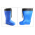 宽选工品 EVA泡沫棉水鞋 保暖棉靴安全鞋防滑耐磨可拆卸清洗内衬  蓝色 44码 