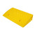 门槛斜坡垫 塑料路沿坡 台阶马路牙子爬坡板 道边上坡三角垫 长49宽27高7cm【黄色】
