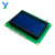 蓝屏LCD12864显示屏 液晶屏 带中文字库 带背光12864-5V 并口串口
