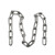 橙央 304不锈钢链条 长环栏杆链吊灯链 装饰链不锈钢铁链 2mm粗（多买不剪断）