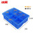 冰禹 BYlj-320 塑料分隔式零件盒 螺丝盒物料盒 特厚590六格箱（590*385*145）