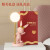 凡丁堡（FANDBO）兔子台灯卧室床头灯儿童房可爱书桌装饰摆件创意结婚生日礼物 粉色台灯礼盒装 （月球版灯罩）+三色变光