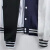 卡宝兰 拼色加绒棒球服团体服班服工装外套工服卫衣秋冬 黑色拼灰色 XL 