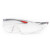 霍尼韦尔（Honeywell）300100 护目镜 S300A 红款透明镜片 防风沙 防尘 防雾眼镜 10副/盒