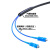 福为胜（FUWEISHENG）电信级室外单模铠装成品光缆免熔接入户12芯24头LC接头光纤线 FWS-GX-12LC 600米