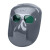 定制电焊面罩防护罩全脸轻便烧焊工专用氩弧焊接眼镜打磨防烤脸头戴式 BX-6面罩+3个墨绿眼镜 送绑带