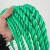 者也 KAB 绳子尼龙绳塑料绳耐磨晾衣绳户外手工编织货车捆绑绳绿色绳子 8mm*100米
