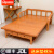 百圣牛可折叠竹沙发床客厅两用双人米竹床单人米午休午睡木板凉床宽 宽0.8长1.88米