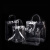 贝傅特 透明手提袋 pvc塑料包装袋礼品袋 纽扣手拎袋长15*宽7*高16cm竖款
