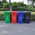 益美得 新国标分类垃圾桶大号户外环卫垃圾箱果皮桶 120L红色（有害垃圾）