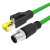 兆龙 PROFINET-A-PVC以太网电缆组件 RJ45/ M12-D-4芯公直头-5m-ZL7402A321绿色 现货速发