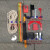 单双伸缩梯/升降拉绳梯/工程梯/铝合金人字梯子通用配件 红活动脚套一个