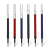 日本uni三菱黑中性笔考试专用水笔小浓芯ONE系列笔芯UMR-05速干顺滑按动笔芯水笔芯大容量替换芯 UMR-05S(蓝色0.5mm) 12支装